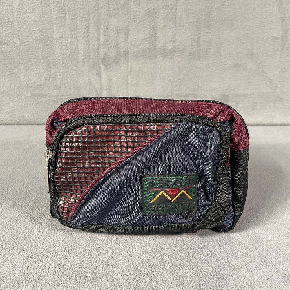 Trail Maker Vintage 90s Waist Pack Fanny Pack Mesh Outdoor Hiking Travel Bag